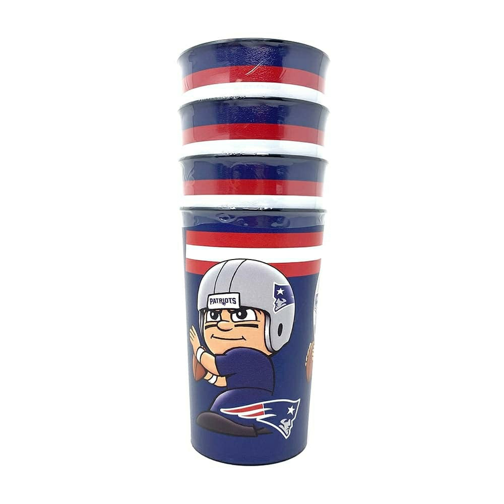 New England Patriots NFL TeenyMates Party Cup Set (4-Pack) Fashion