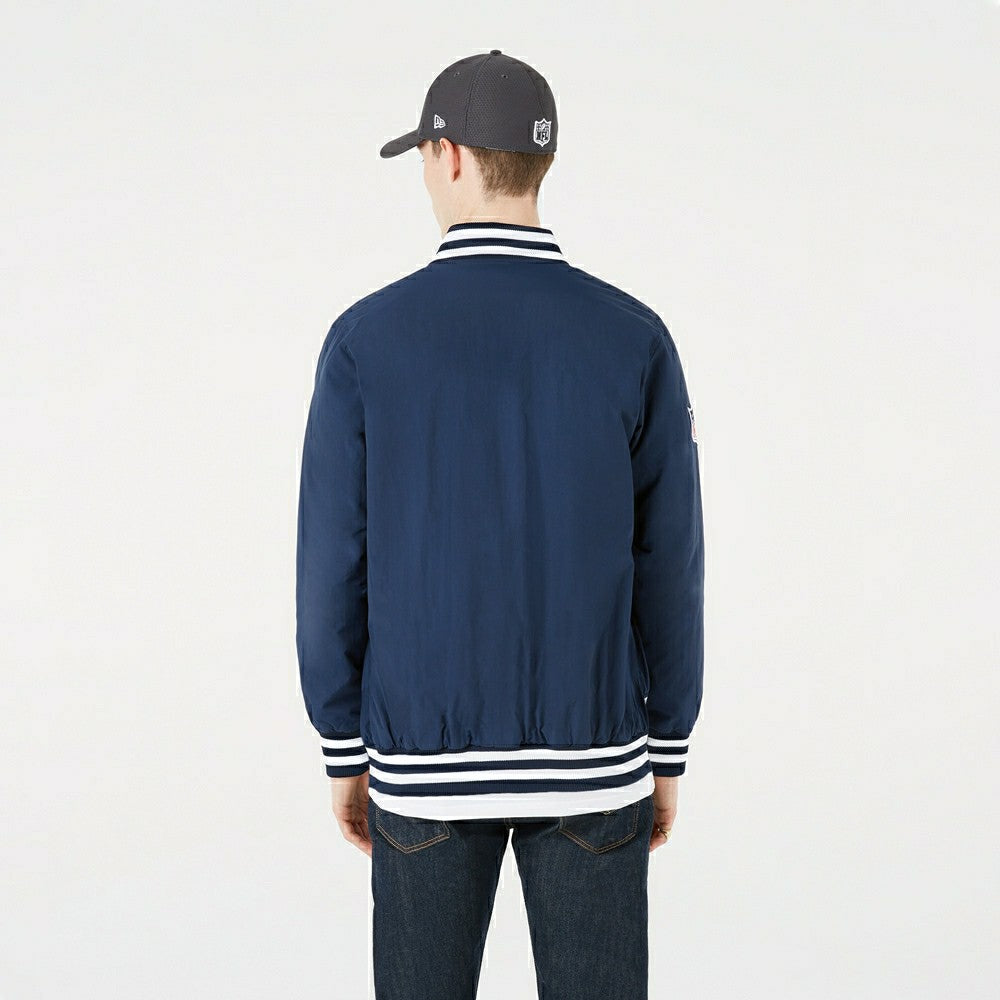 New England Patriots Wordmark New Era NFL Bomber Jacket Taass US