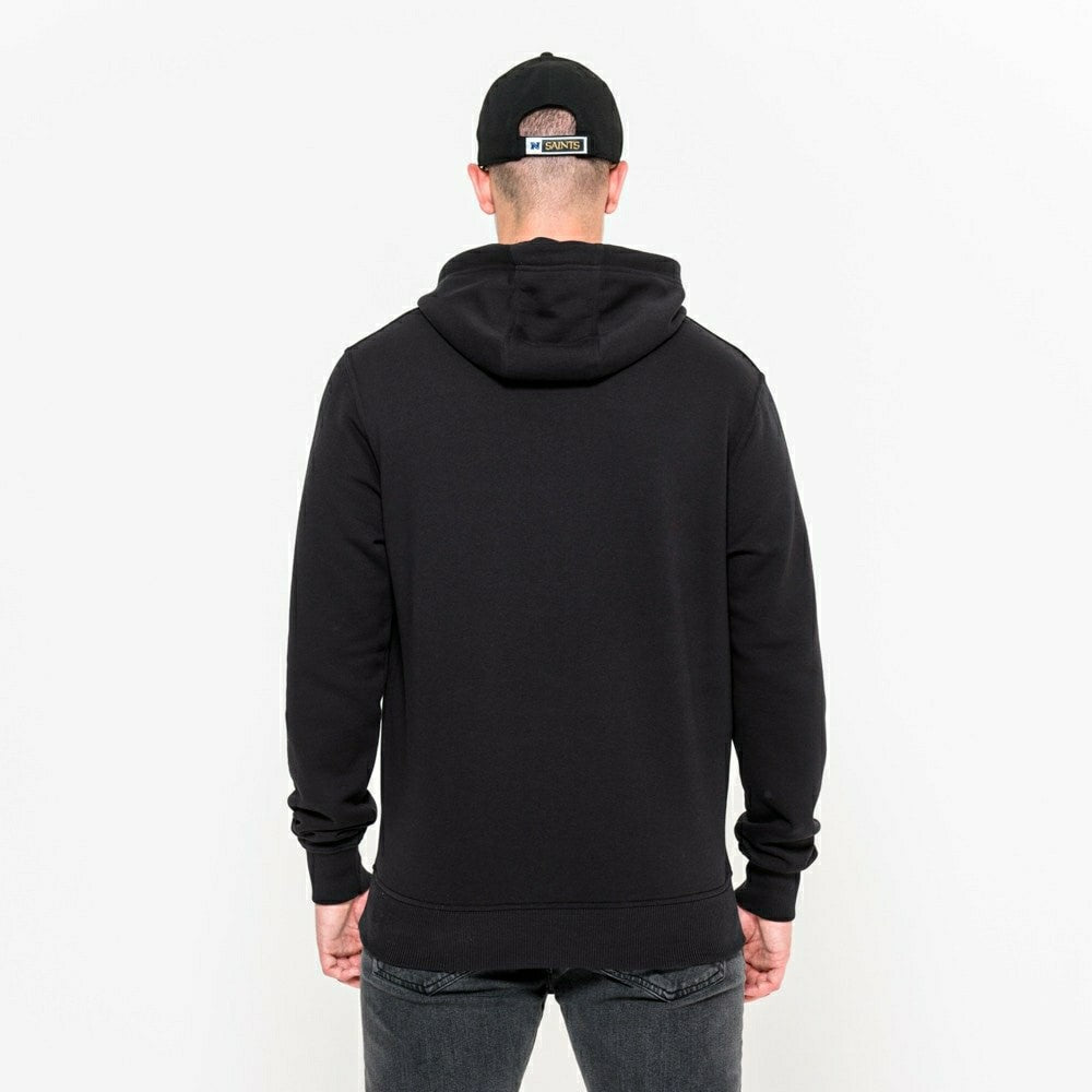 New Orleans Saints Logo Hoodie NFL Sweatshirt Black Classic