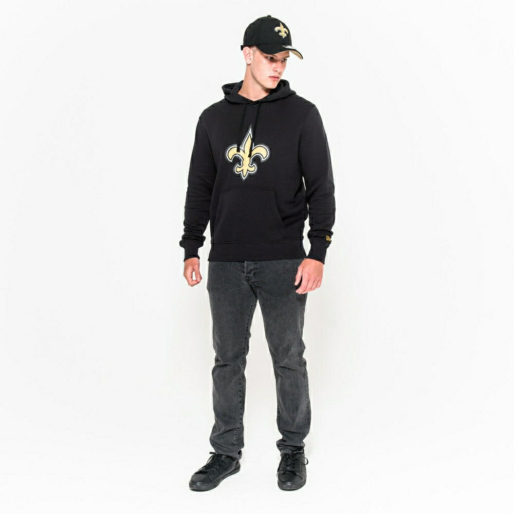 New Orleans Saints Logo Hoodie NFL Sweatshirt Black Classic