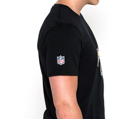 New Orleans Saints Team Logo New Era NFL T-Shirt Black Fashion