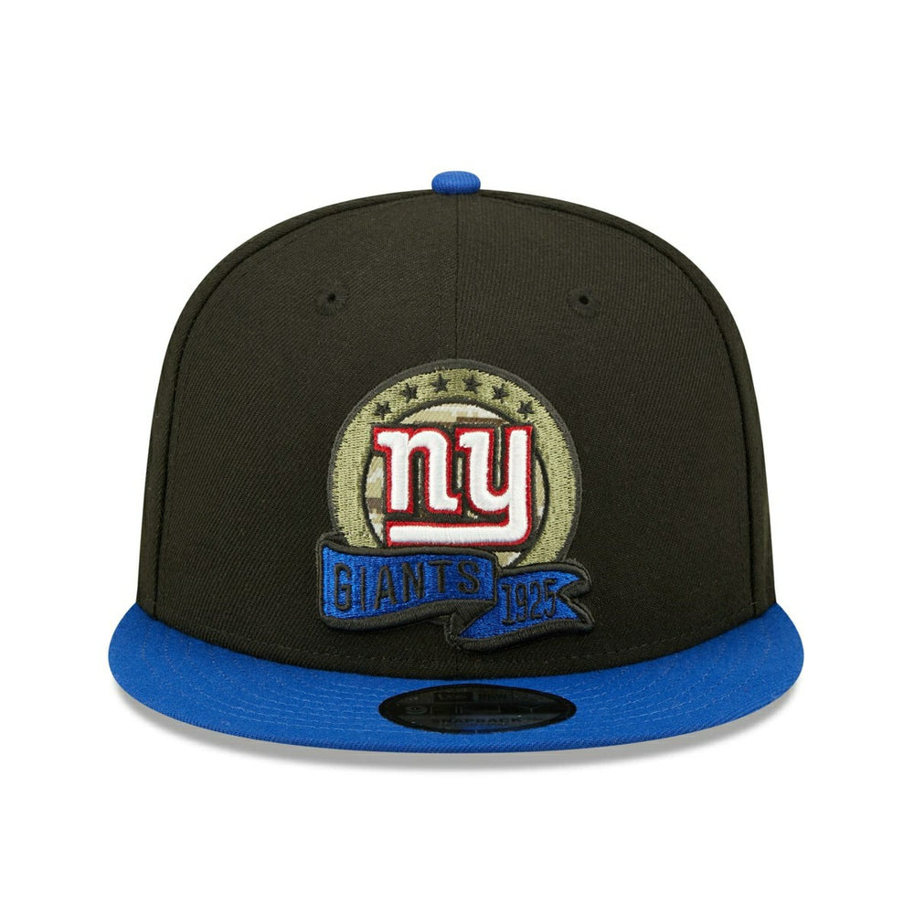 New York Giants 2022 NFL On-Field Salute to Service New Era 9FIFTY Snapback Cap Fashion