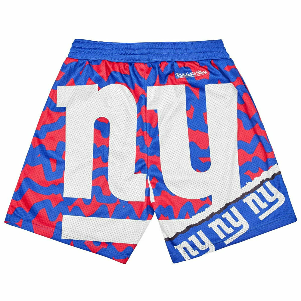 New York Giants Mitchell & Ness Jumbotron 2.0 NFL Shorts Taass sale