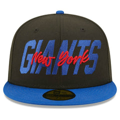 New York Giants 2022 NFL Draft On-Stage New Era 59FIFTY Fitted Cap Fashion