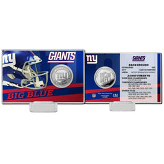 New York Giants Team History Highland Mint Silver Coin Card Taass sale