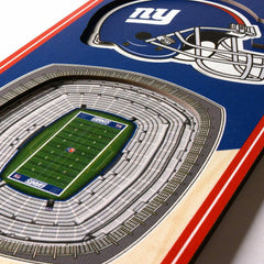 New York Giants 3D Stadium NFL Banner Taass for sale