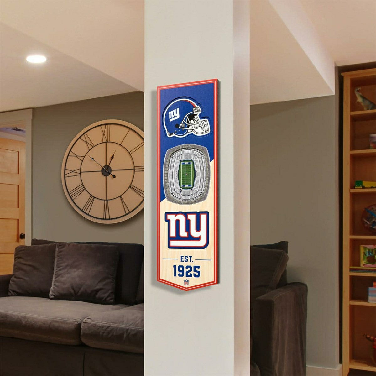 New York Giants 3D Stadium NFL Banner Taass for sale