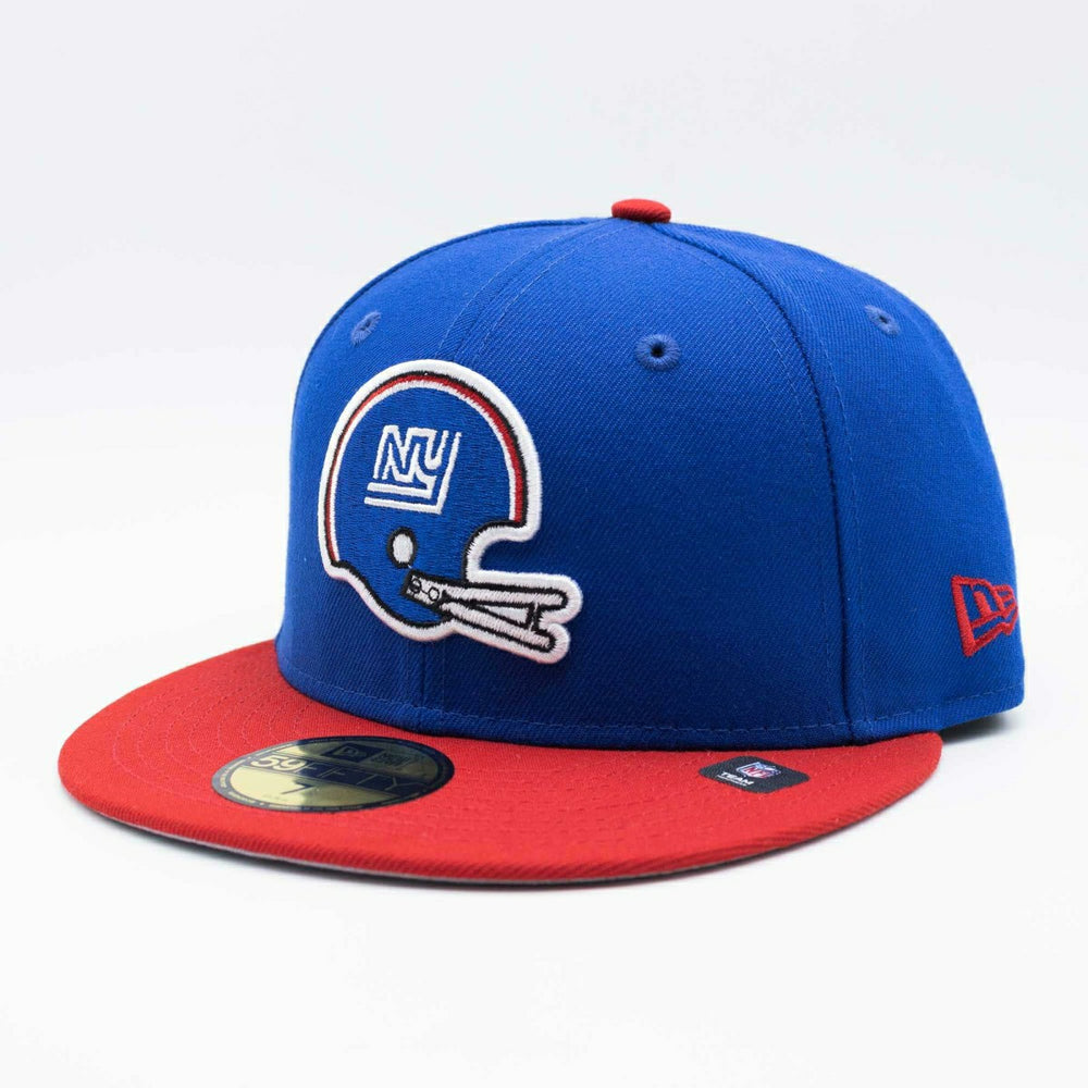 New York Giants Throwback Helmet New Era 59FIFTY Fitted NFL Cap Classic