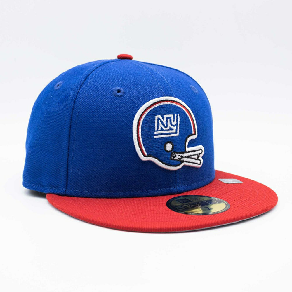New York Giants Throwback Helmet New Era 59FIFTY Fitted NFL Cap Classic