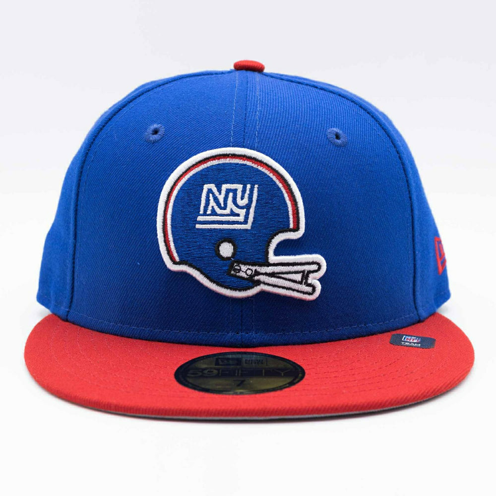 New York Giants Throwback Helmet New Era 59FIFTY Fitted NFL Cap Classic