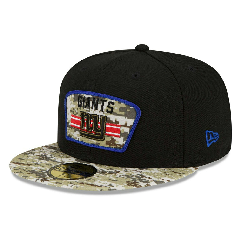 New York Giants 2021 NFL On-Field Salute to Service New Era 59FIFTY Fitted Cap Lifestyle