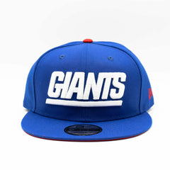 New York Giants Classic Blue Wordmark New Era 9FIFTY NFL Snapback Cap Taass sale