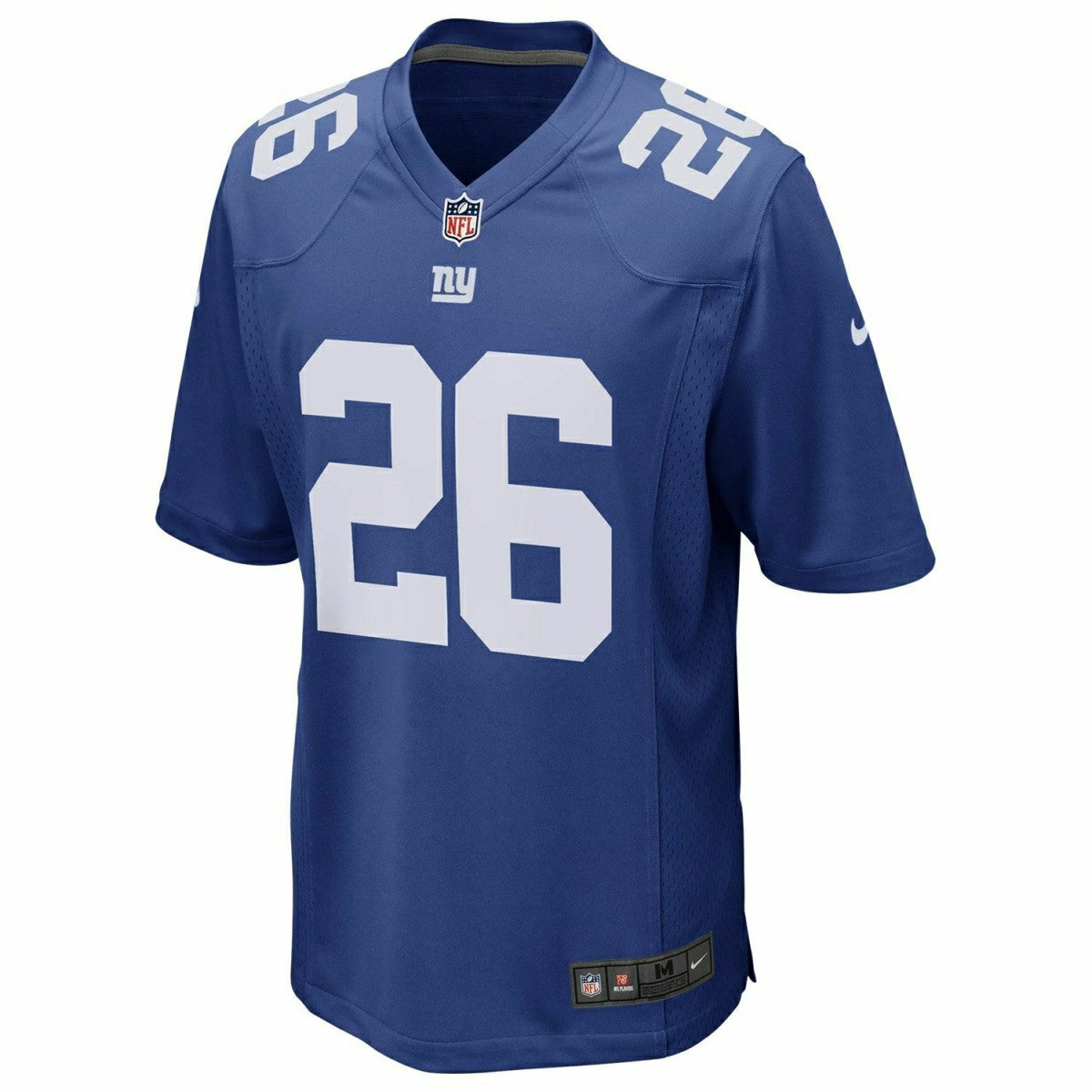 Saquon Barkley #26 New York Giants Game Football NFL Jersey Blue Classic