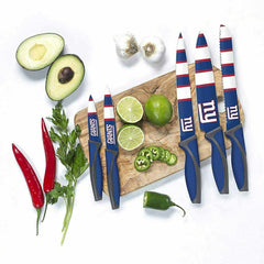 New York Giants NFL 5-Piece Kitchen Knife Set Taass for sale