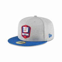 New York Giants 2018 NFL Sideline 59FIFTY Fitted Cap Road Lifestyle