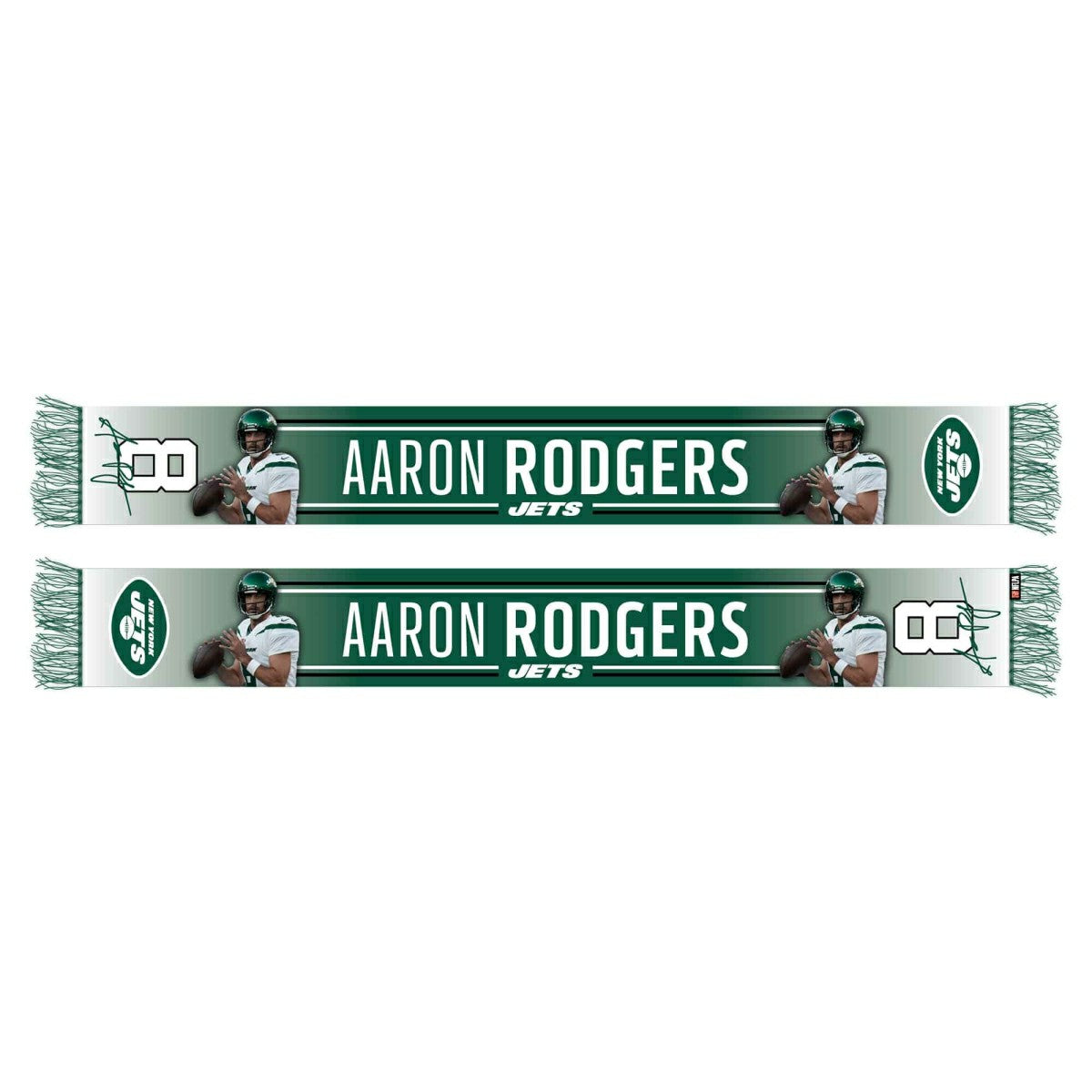 Aaron Rodgers New York Jets HD NFL Scarf Taass US