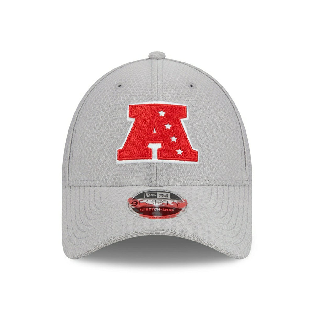 New York Jets AFC 2024 Pro Bowl New Era Stretch-Snap 9FORTY NFL Cap Gray Classic