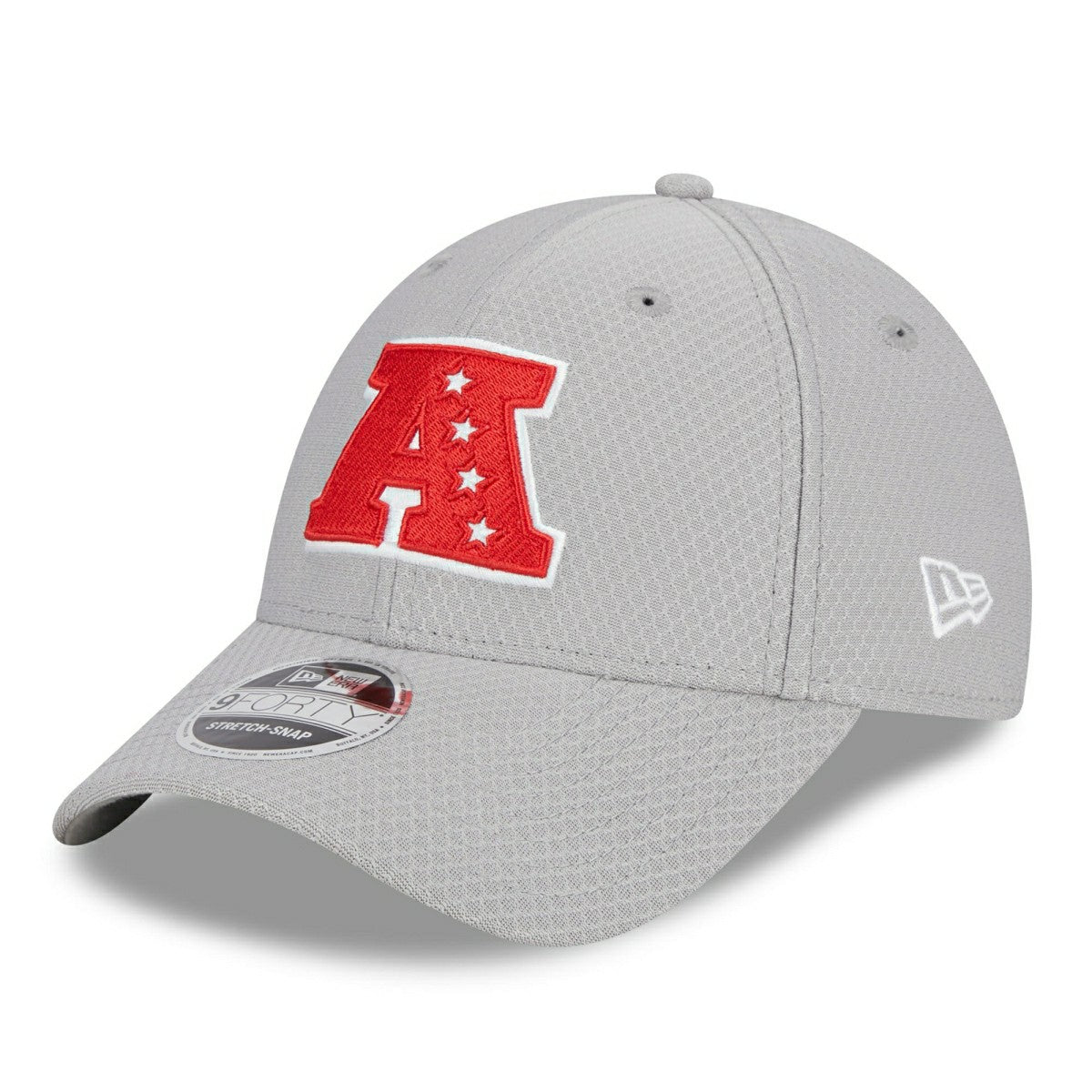New York Jets AFC 2024 Pro Bowl New Era Stretch-Snap 9FORTY NFL Cap Gray Classic