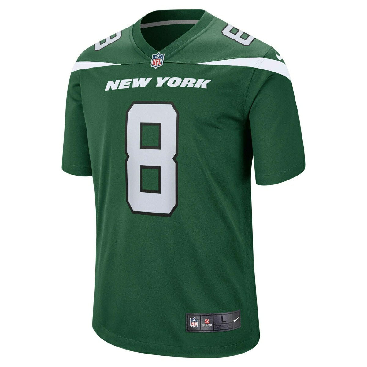 Aaron Rodgers #8 New York Jets Nike Game NFL Jersey Green Taass for sale