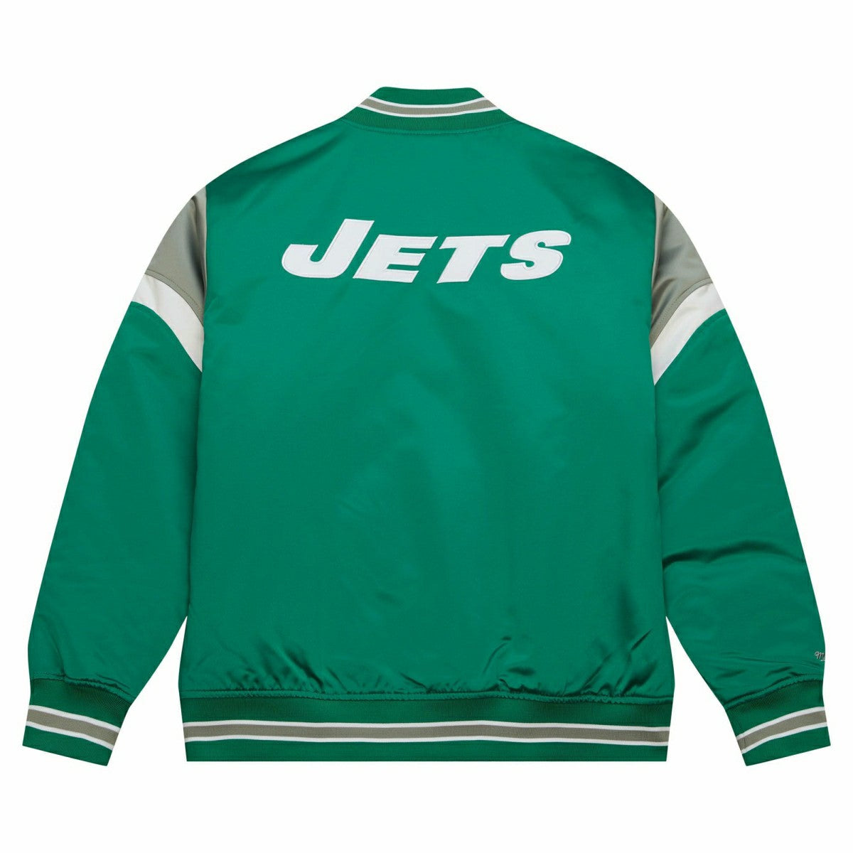 New York Jets Mitchell & Ness Heavyweight Satin NFL Jacket Taass US