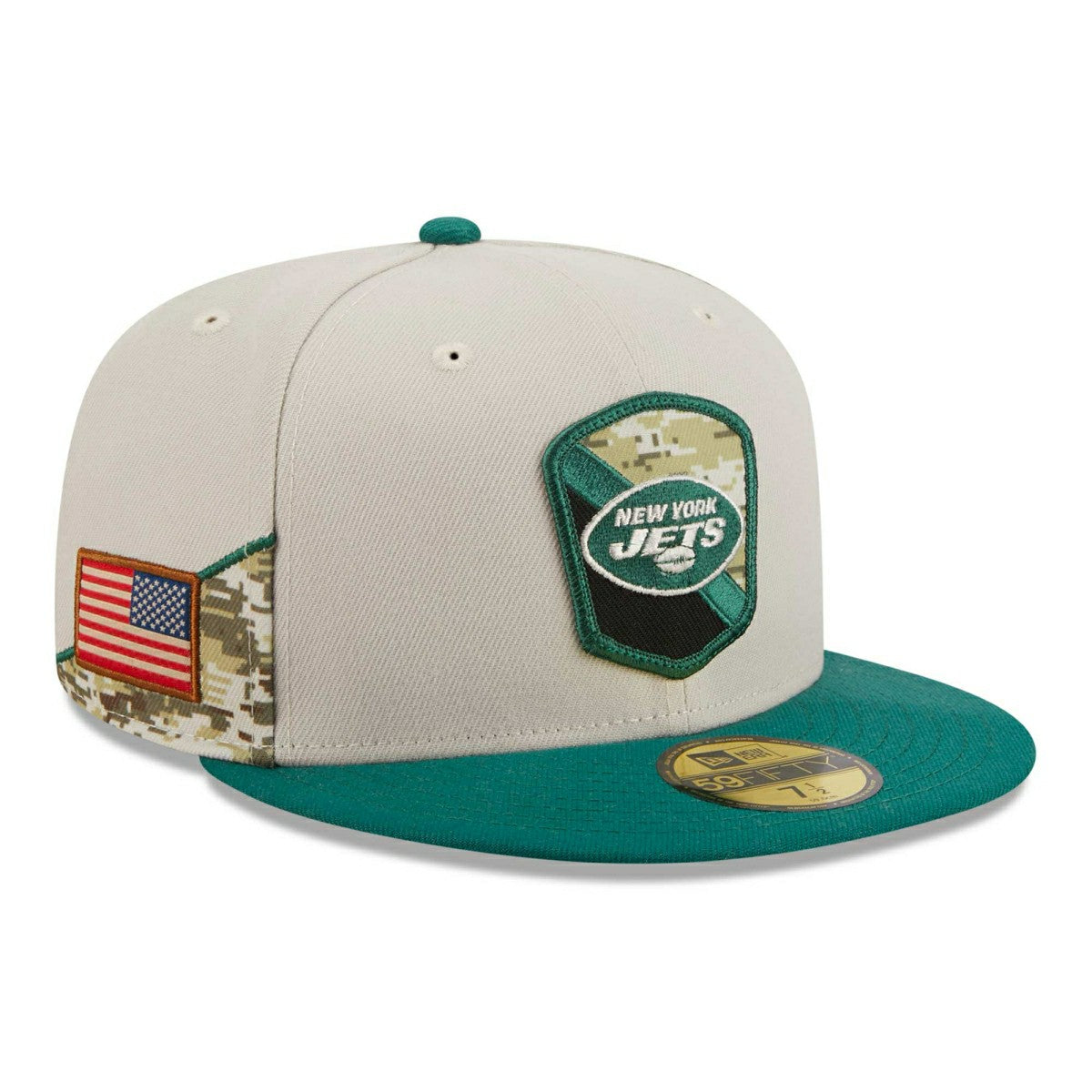 New York Jets 2023 NFL Salute to Service New Era 59FIFTY Fitted Cap Lifestyle