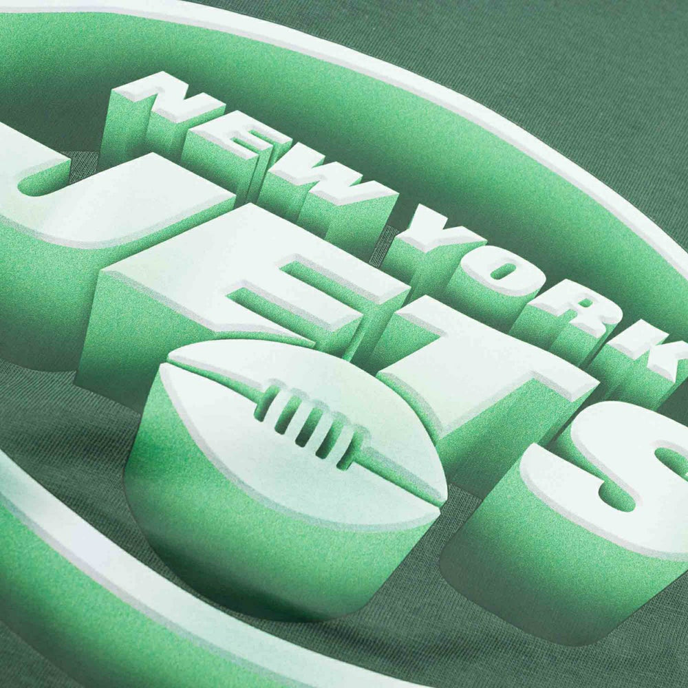 New York Jets Chrome Logo NFL T-Shirt Green Taass for sale