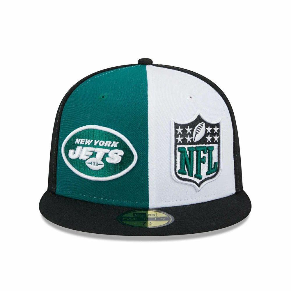 New York Jets On-Field 2023 NFL Sideline New Era 59FIFTY Fitted Cap Taass sale