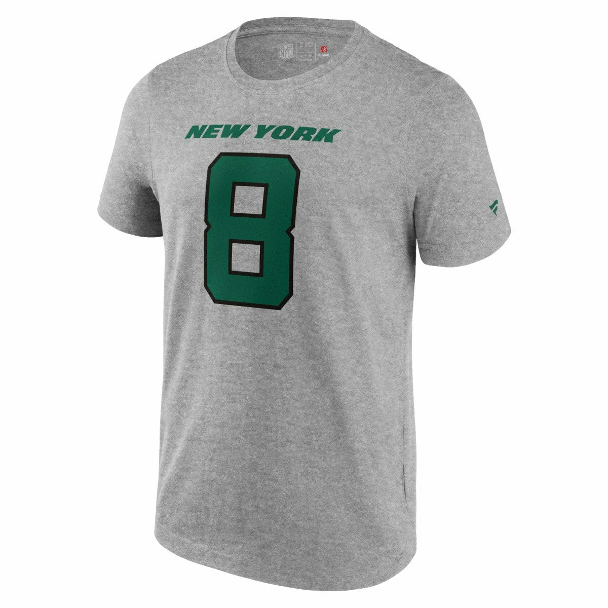 Aaron Rodgers #8 New York Jets Player NFL T-Shirt Gray Taass US