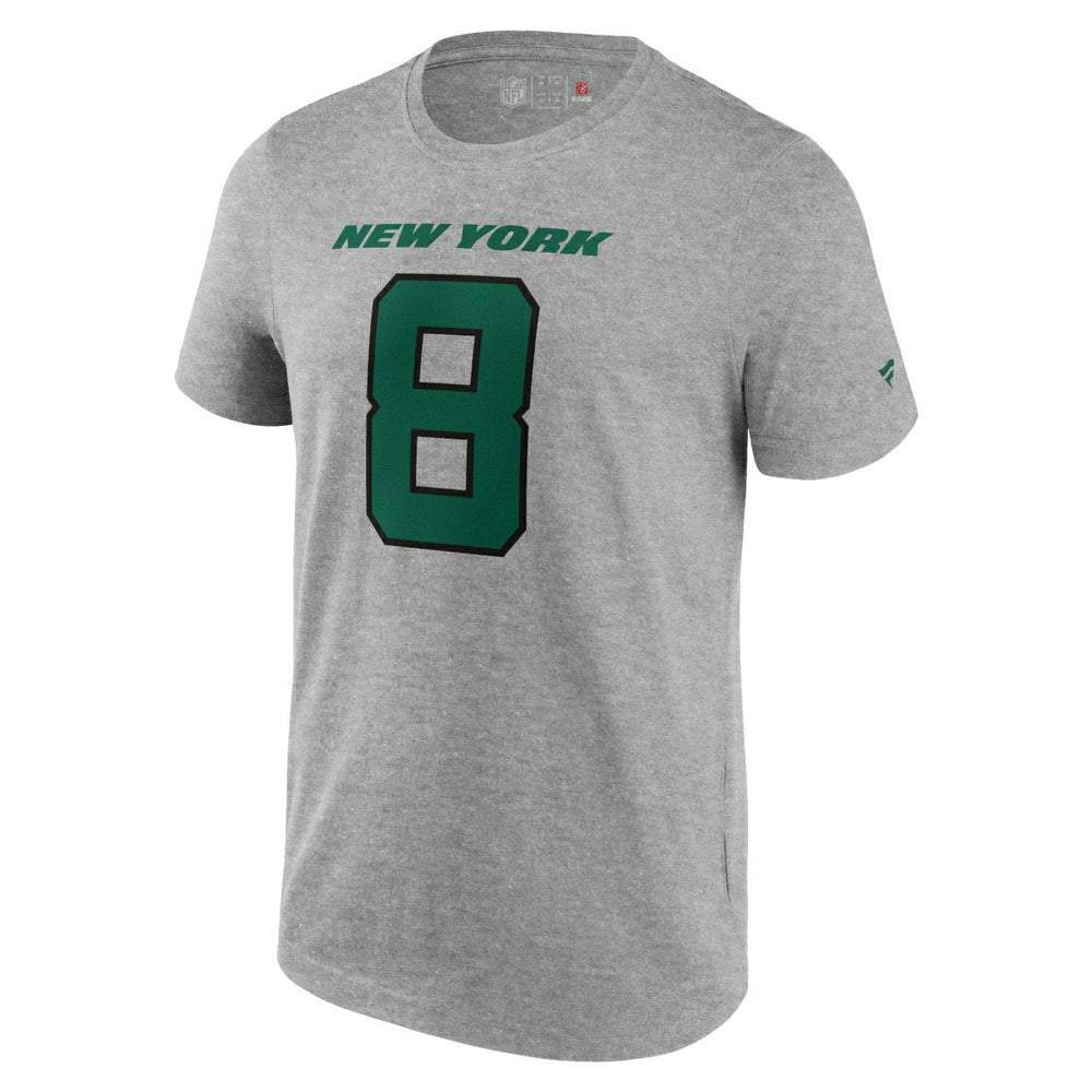 Aaron Rodgers #8 New York Jets Player NFL T-Shirt Gray Taass US