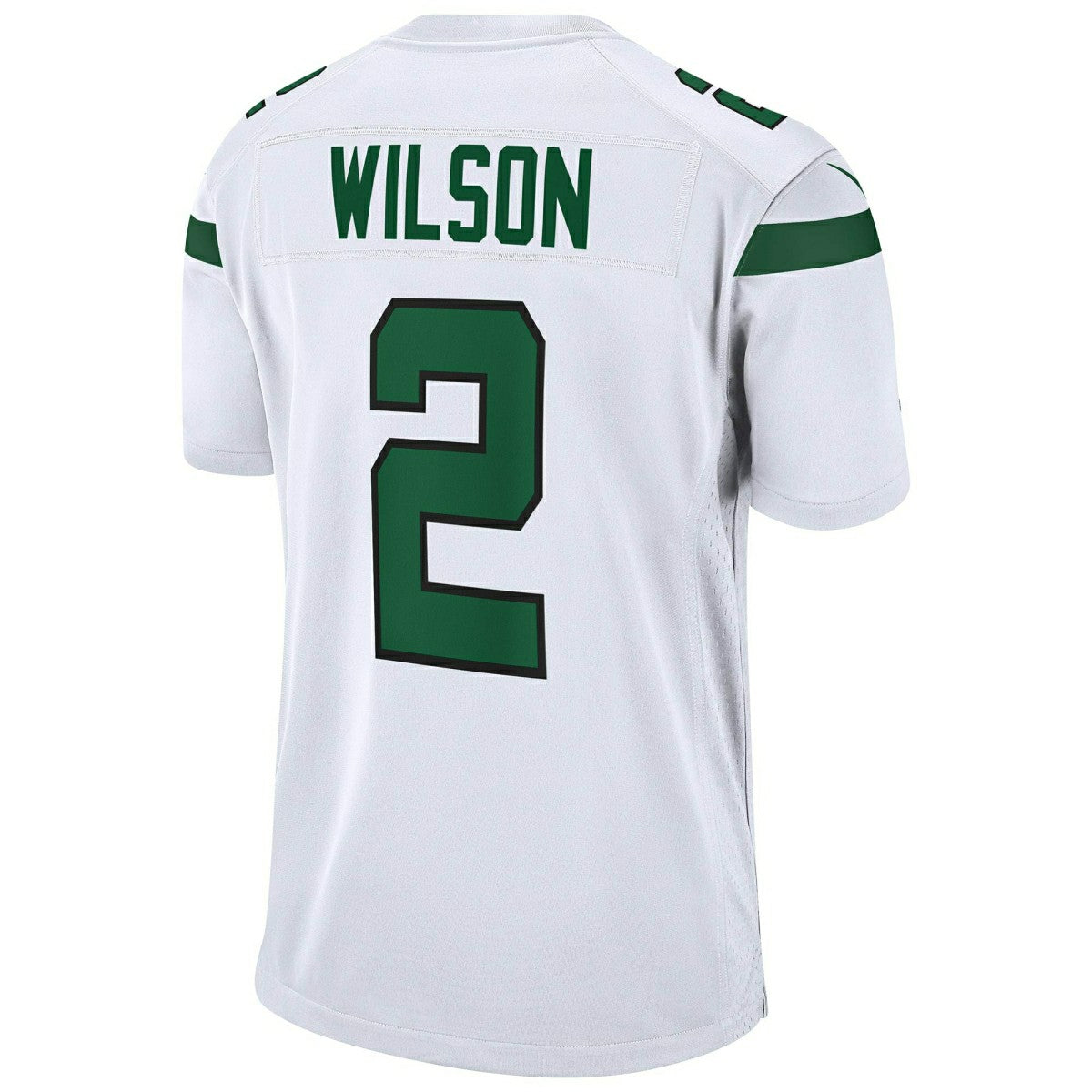 Zach Wilson #2 New York Jets Nike Game NFL Football Jersey White Lifestyle