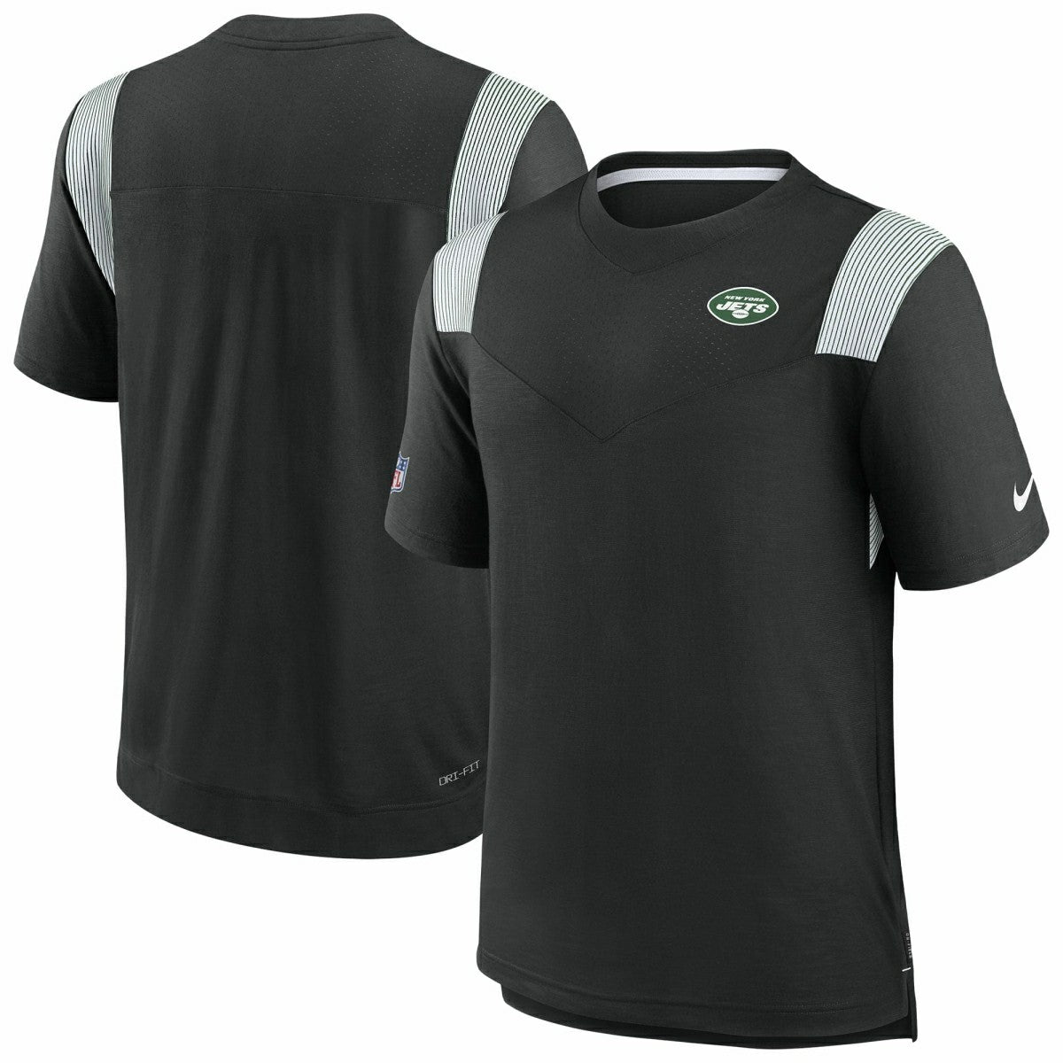 New York Jets 2022 NFL Sideline Nike Performance Player Top Black Taass for sale