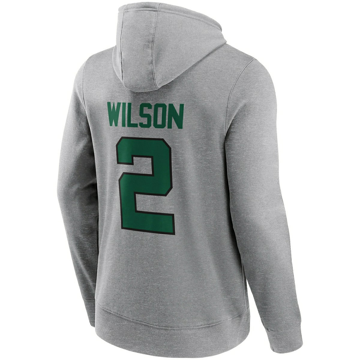Zach Wilson #2 New York Jets Iconic Player NFL Hoodie Grey Fashion