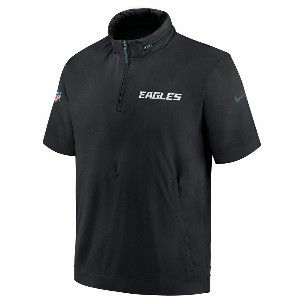 Philadelphia Eagles 2024 NFL Sideline Nike Lightweight Coach Jacket Black Fashion