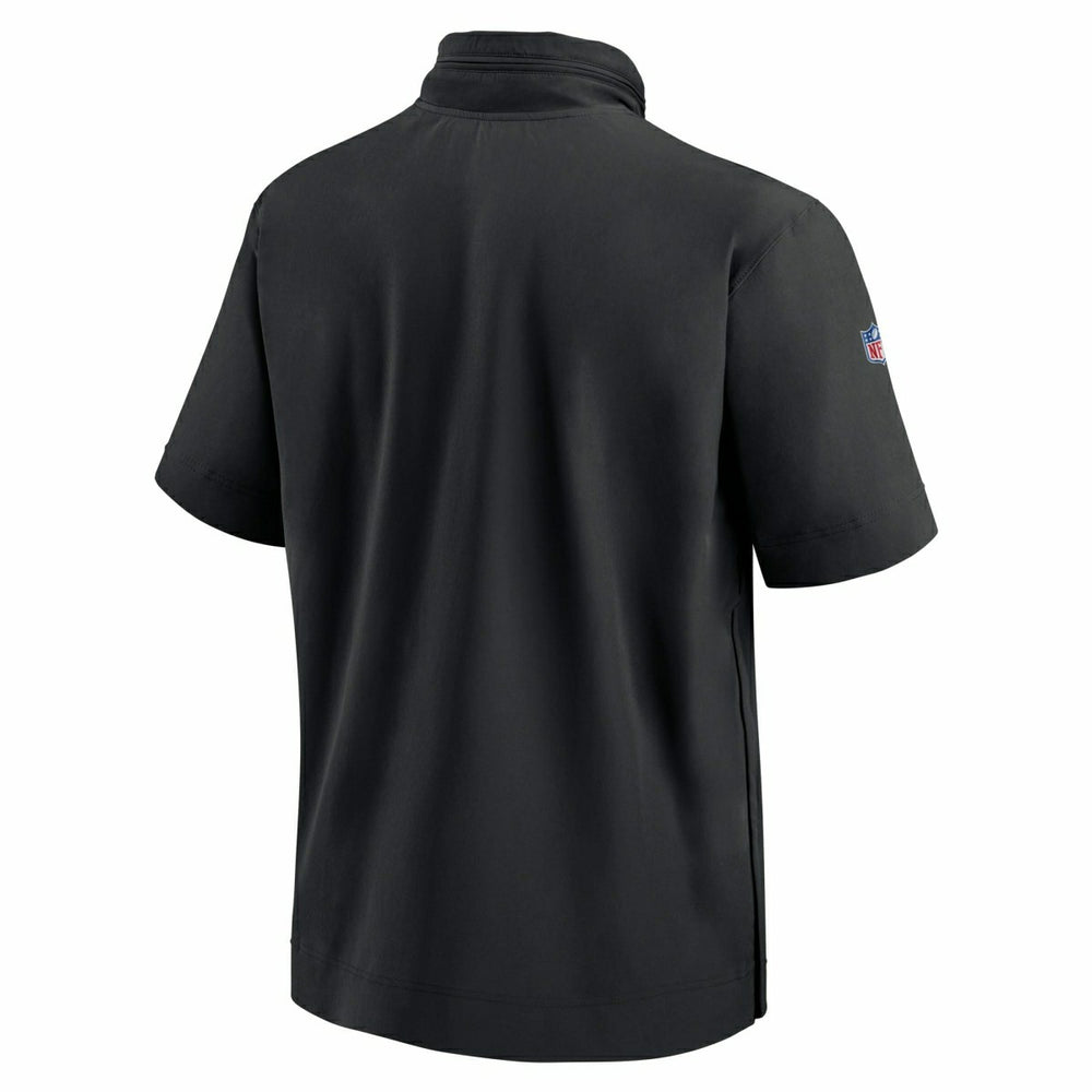 Philadelphia Eagles 2024 NFL Sideline Nike Lightweight Coach Jacket Black Fashion