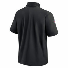 Philadelphia Eagles 2024 NFL Sideline Nike Lightweight Coach Jacket Black Fashion
