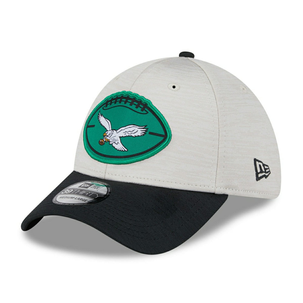Philadelphia Eagles Historic 2024 NFL Sideline New Era 39THIRTY Flex Cap Taass for sale