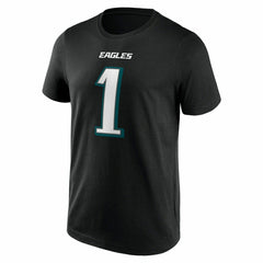 Jalen Hurts #1 Philadelphia Eagles Player NFL T-Shirt Black Taass US