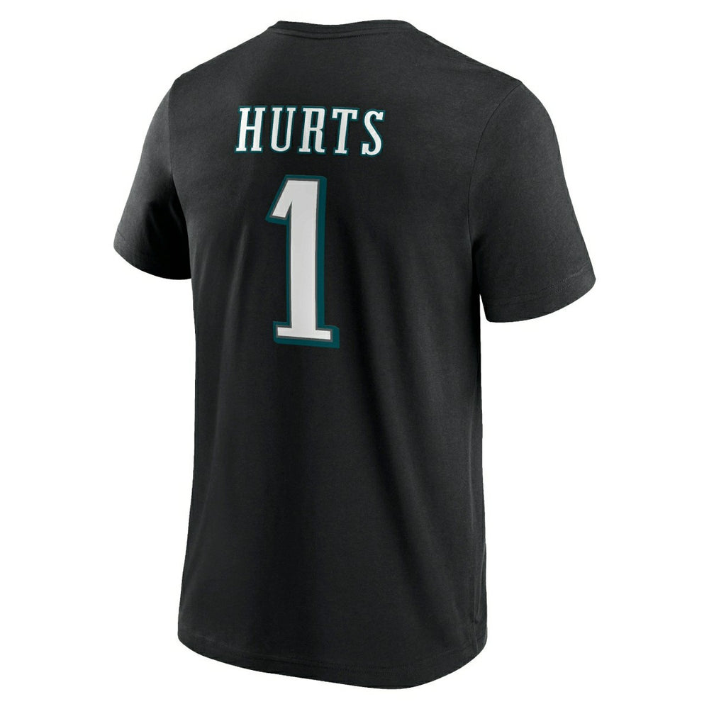 Jalen Hurts #1 Philadelphia Eagles Player NFL T-Shirt Black Taass US