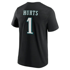 Jalen Hurts #1 Philadelphia Eagles Player NFL T-Shirt Black Taass US
