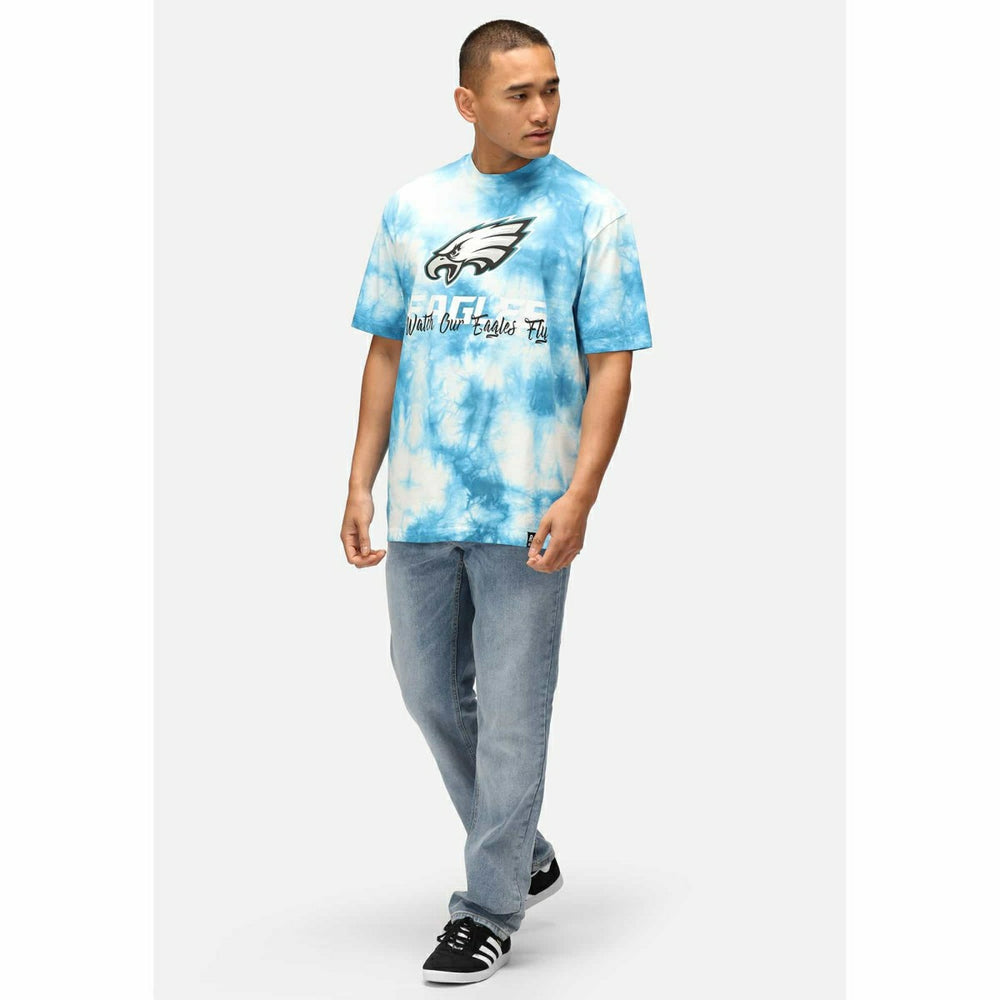 Philadelphia Eagles Tie-Dye Recovered Relaxed NFL T-Shirt Taass for sale