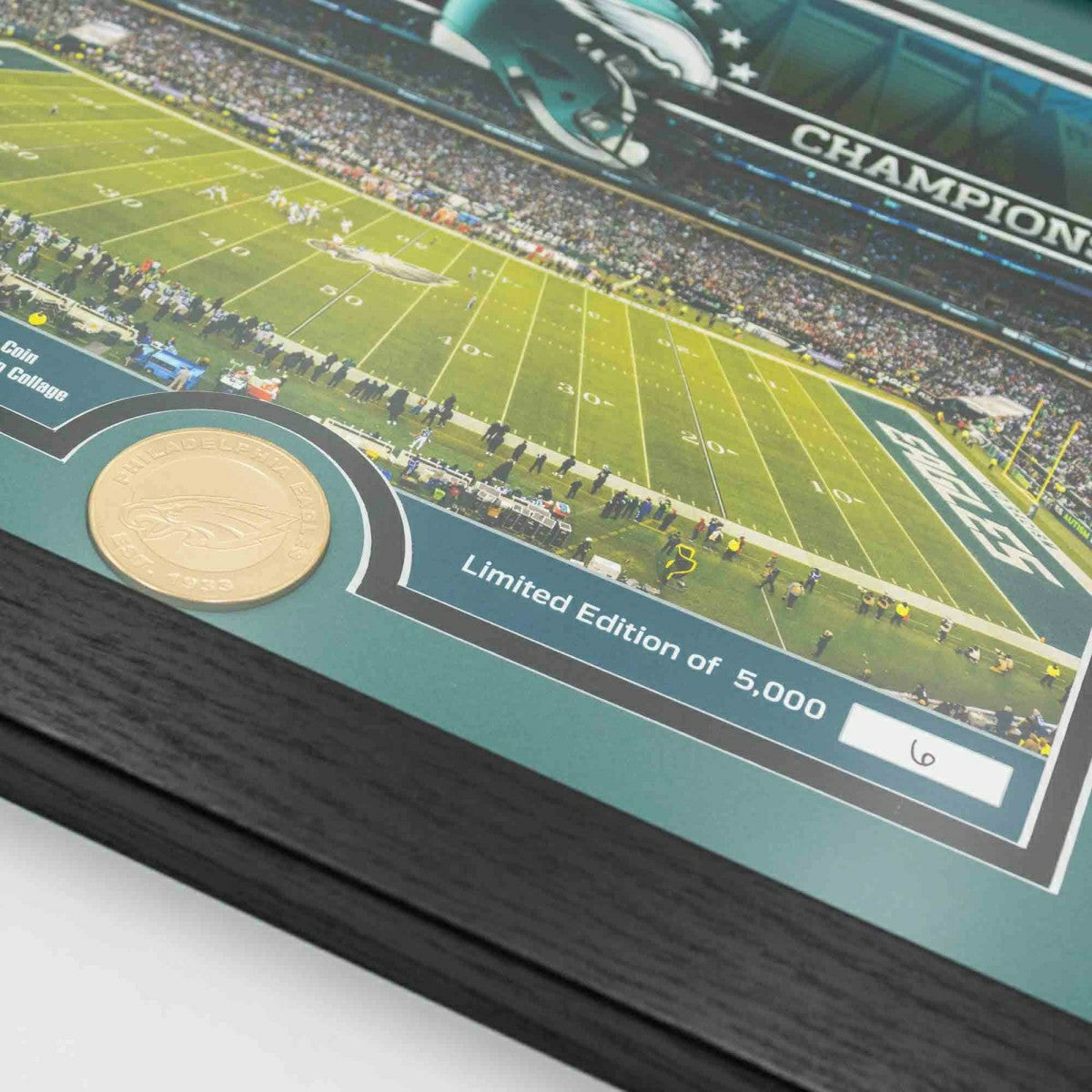 Philadelphia Eagles Team Stadium Bronze Coin Framed NFL Photo Taass sale