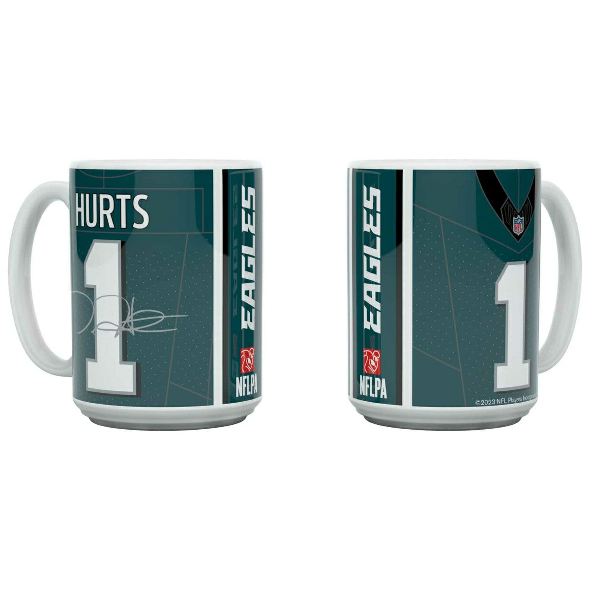 Jalen Hurts Philadelphia Eagles Jersey Jumbo Mug (450 ml) Classic