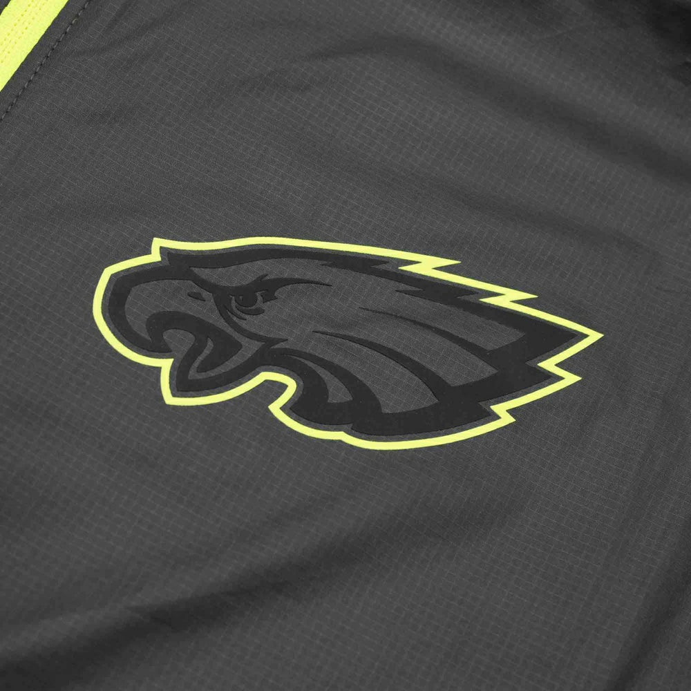 Philadelphia Eagles Nike VOLT Half-Zip NFL Jacket Black Lifestyle