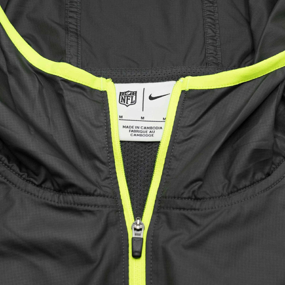 Philadelphia Eagles Nike VOLT Half-Zip NFL Jacket Black Lifestyle