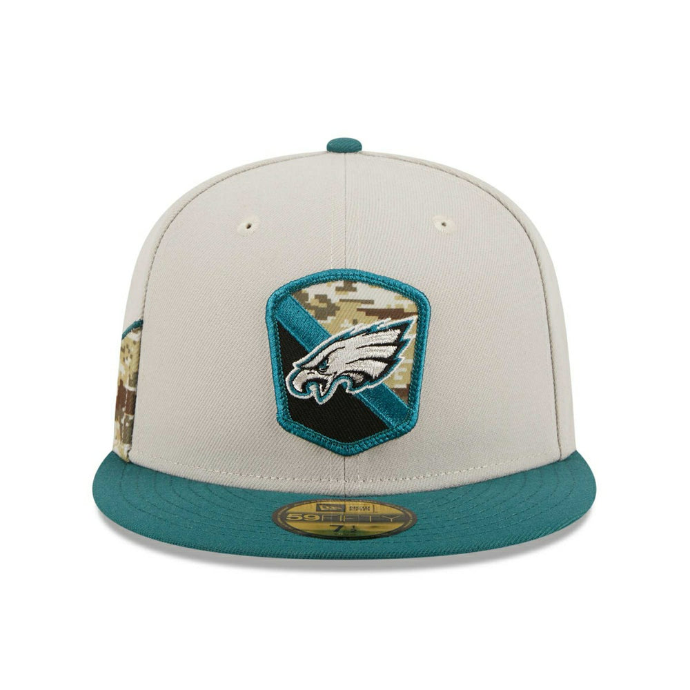 Philadelphia Eagles 2023 NFL Salute to Service New Era 59FIFTY Fitted Cap Taass sale
