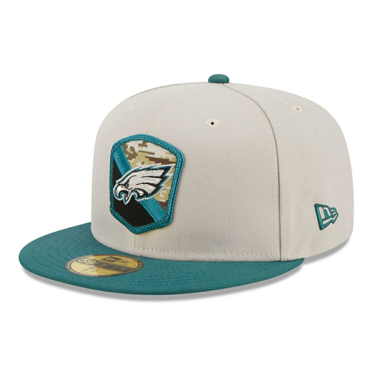 Philadelphia Eagles 2023 NFL Salute to Service New Era 59FIFTY Fitted Cap Taass sale