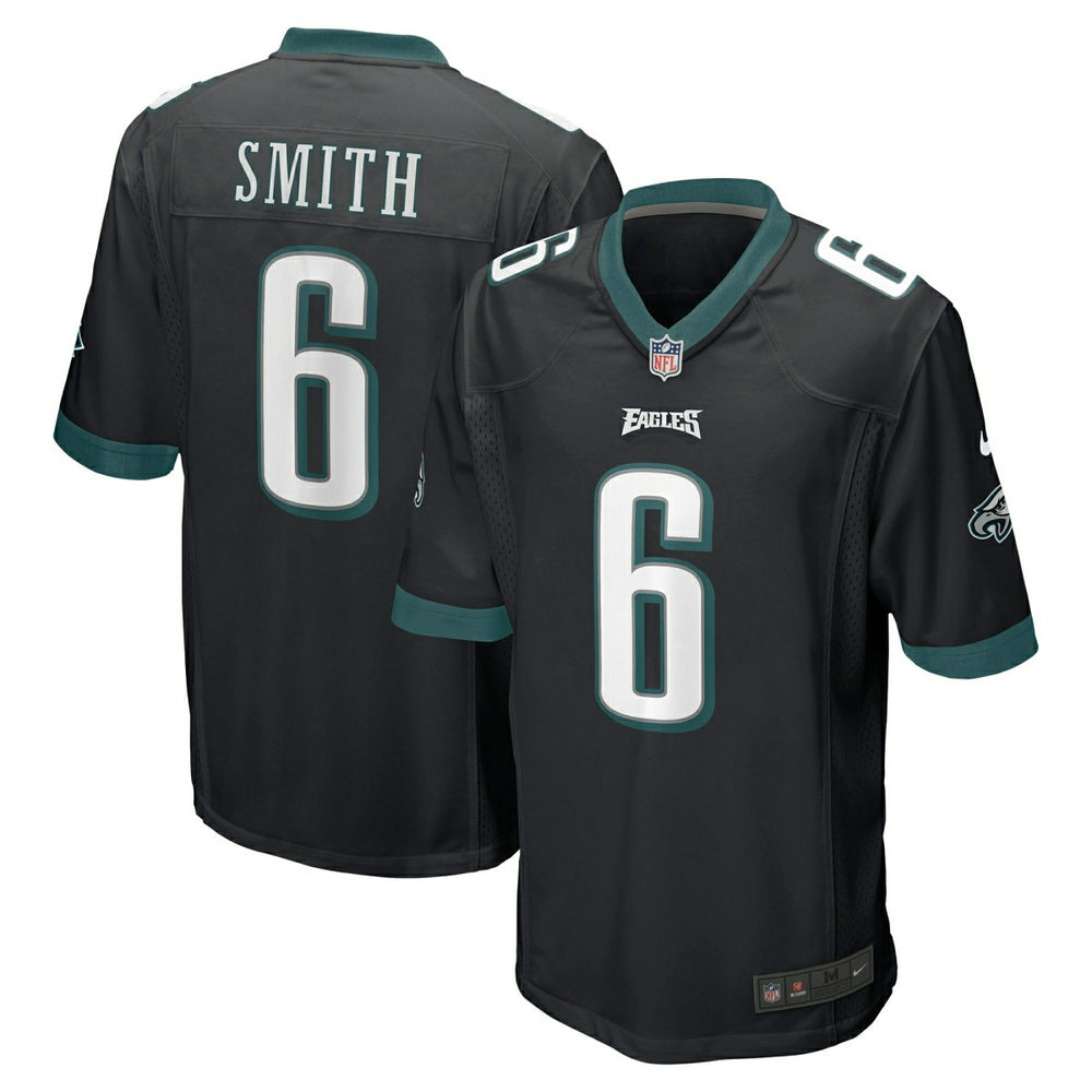 DeVonta Smith #6 Philadelphia Eagles Nike Game NFL Football Jersey Black Taass US
