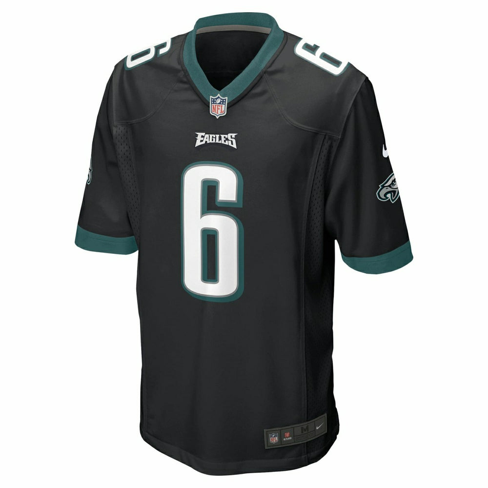 DeVonta Smith #6 Philadelphia Eagles Nike Game NFL Football Jersey Black Taass US