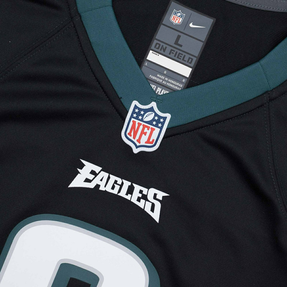 DeVonta Smith #6 Philadelphia Eagles Nike Game NFL Football Jersey Black Taass US