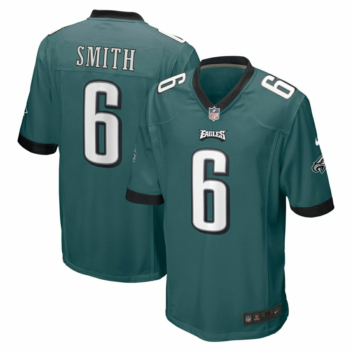 DeVonta Smith #6 Philadelphia Eagles 2024 Nike Game NFL Football Jersey Green Fashion